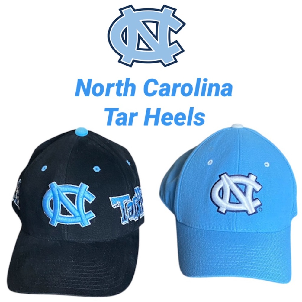 North Carolina Tar Heels Cap Vintage Y2K Set 2 Pc Hat Set Zephyr Sports Athletic